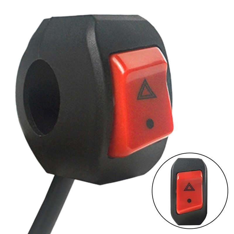 Motorcycle Hazard Light Switch for Dirt Bikes and ATVs with Simple Install