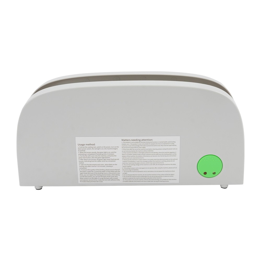 Electric Hot Melt Binding Machine for A4 Documents, Compact & Efficient