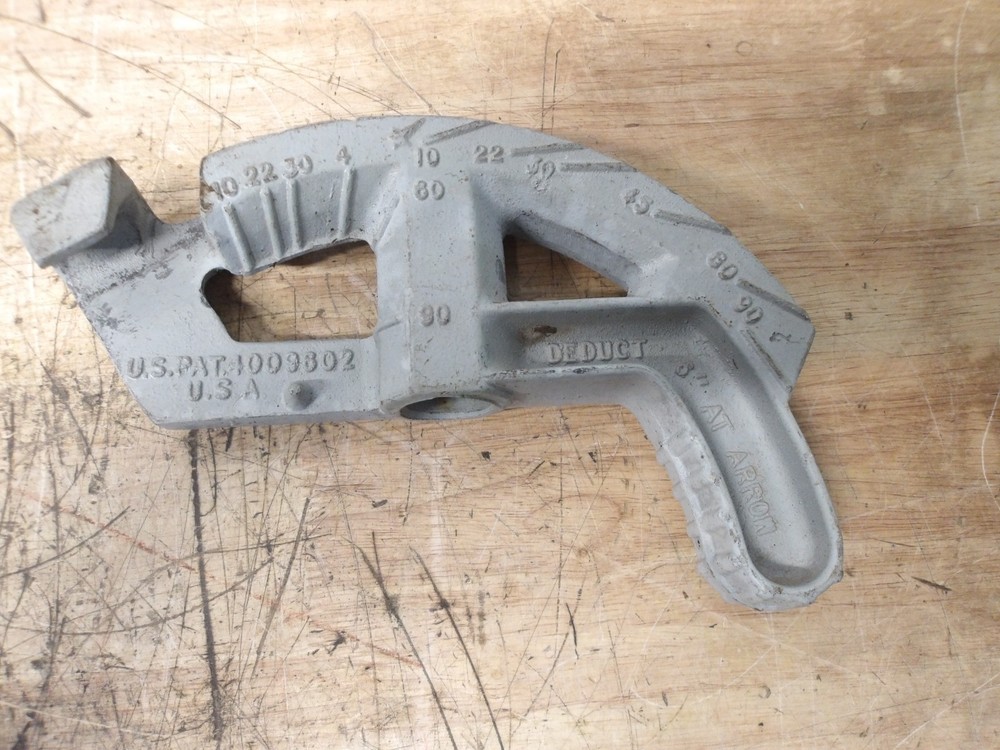 GREENLEE 841 HAND PIPE BENDER HEAD, #3111048G USED