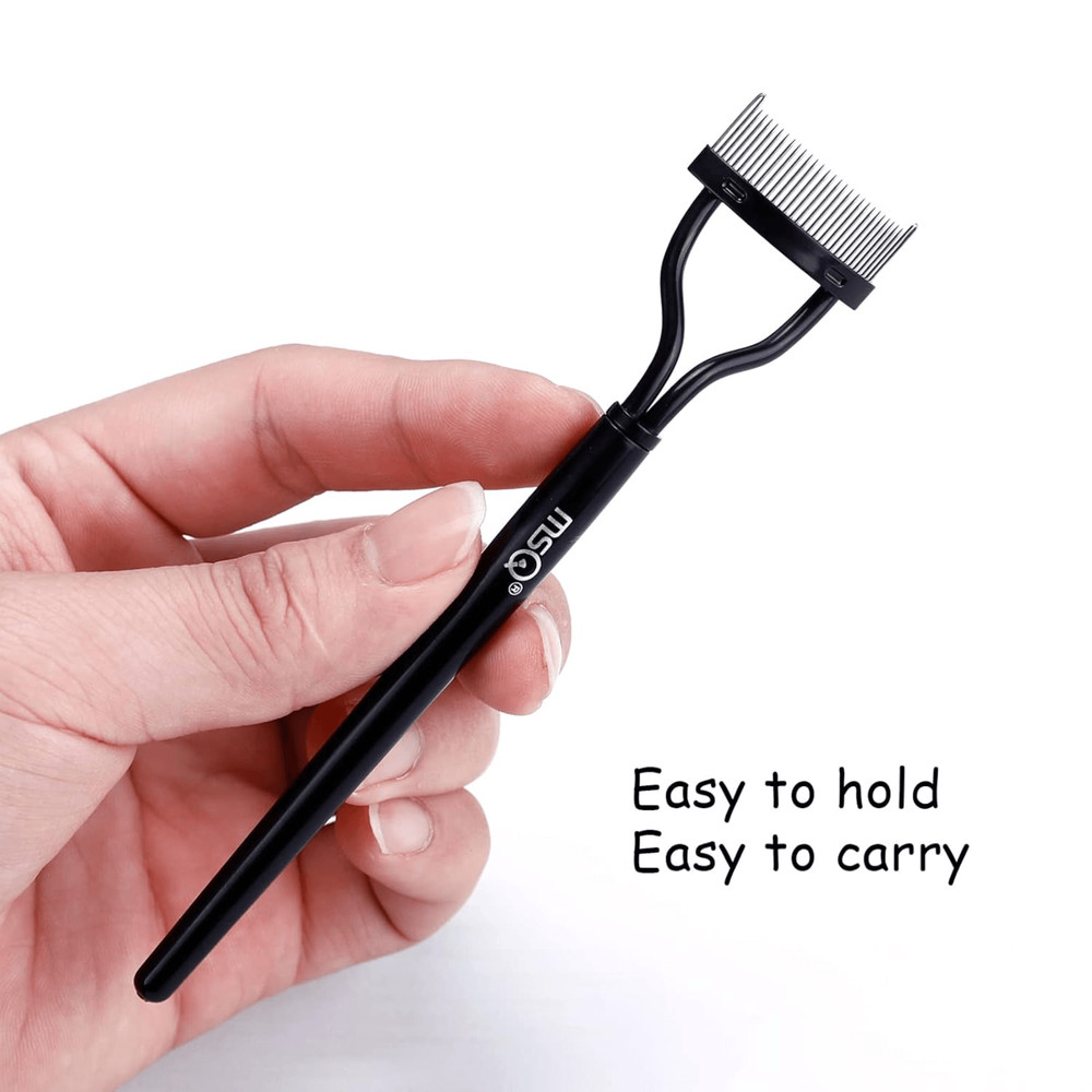 Eyelash Comb MSQ Eyelash Separator Mascara Applicator Eyelash Definer With Comb