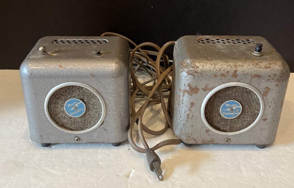 Master Utiliphone Model Intercom Set - Vintage PARTS