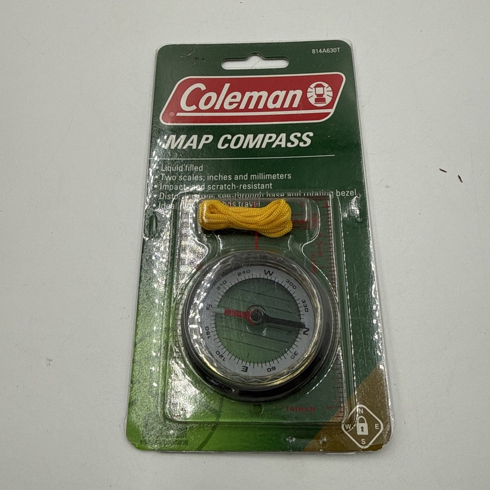 COLEMAN New Sealed MAP COMPASS Model 814A630T