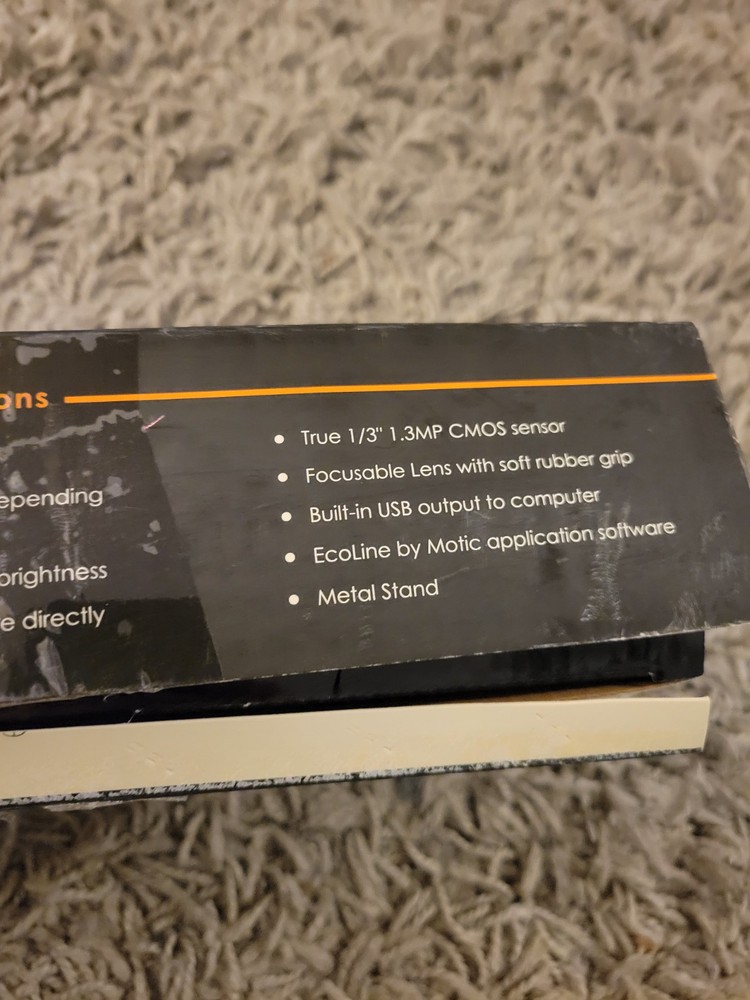 Motic Ecoline Digital Explorer HaNdheld camera D-EL1 NIB