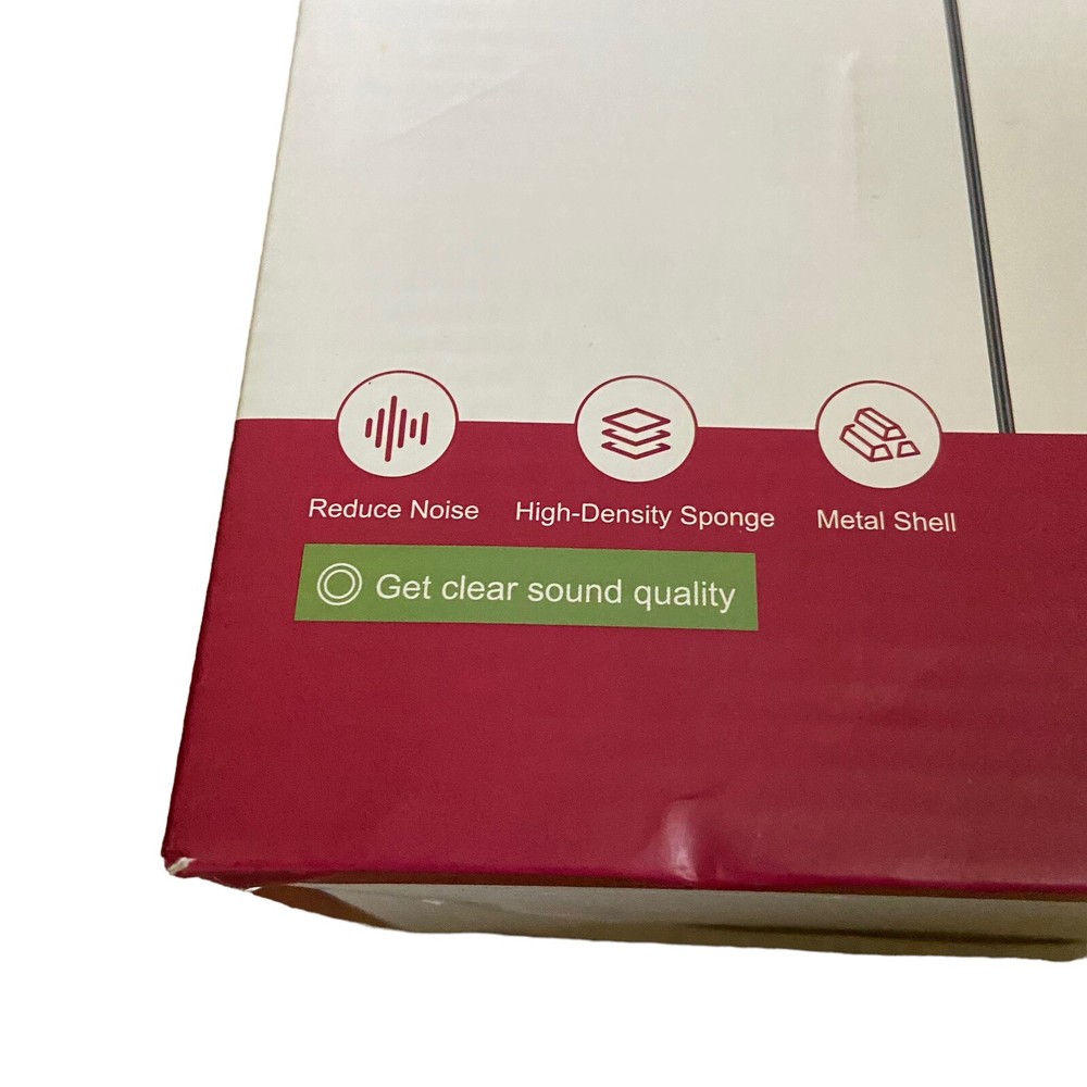 New Aokeo Microphone Isolation Shield Model AO 505 Metal Shell Studio Sound