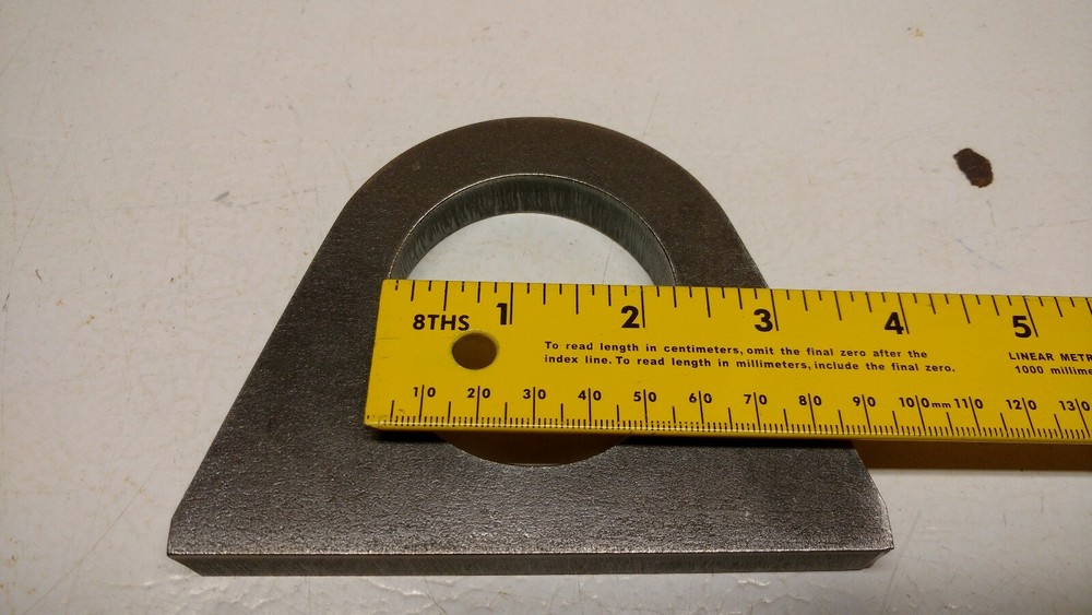 1/2" WELD ON LIFTING EYE - D-RING - SHACKLE MOUNT - TRAILER TIE DOWN - TOW STRAP