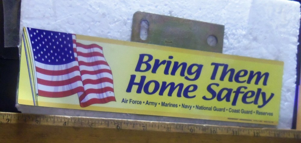 "Bring Them Home Safely" Bumper Magnet