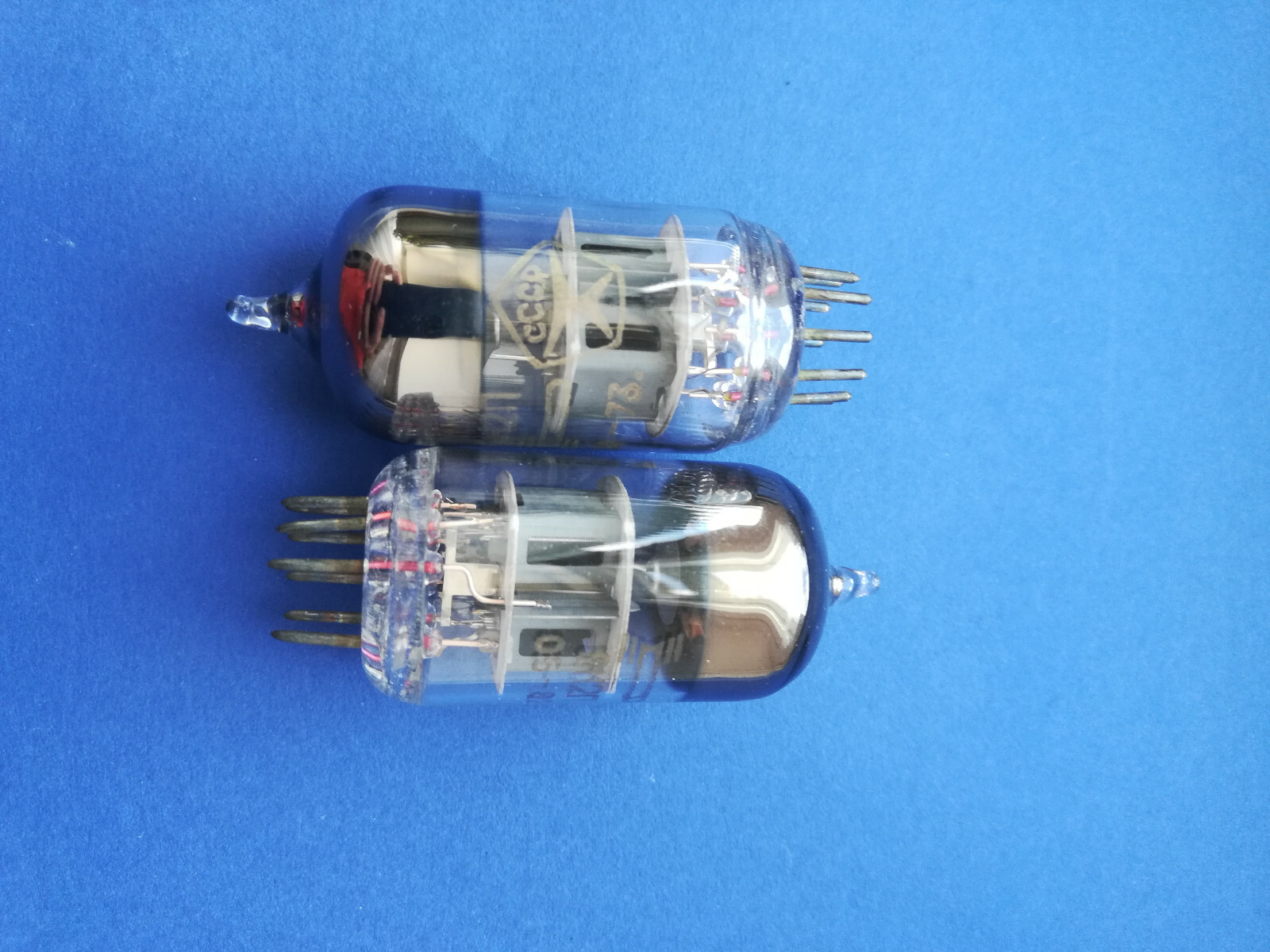 6N2P Hi-Fi TUBES GOLD GRID 2pcs NOS ~ ECC83 12AX7