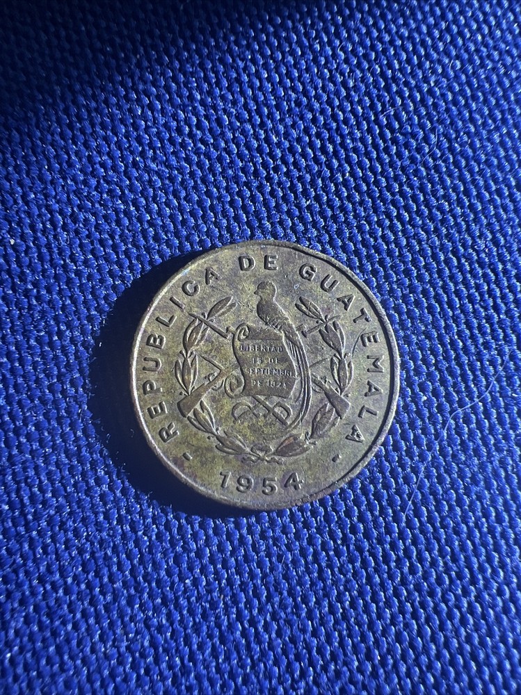 Guatemala 1954 1 Centavo Coin