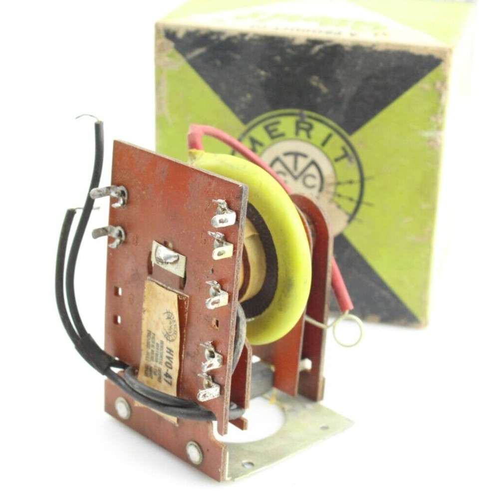 NOS Merit HVO-47 Horizontal Output Transformer Exact Replacement HOFFMAN 5156