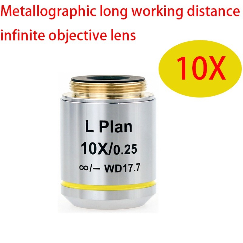 Infinity Long Working Distance Objective Lens for Metallurgical Microscope