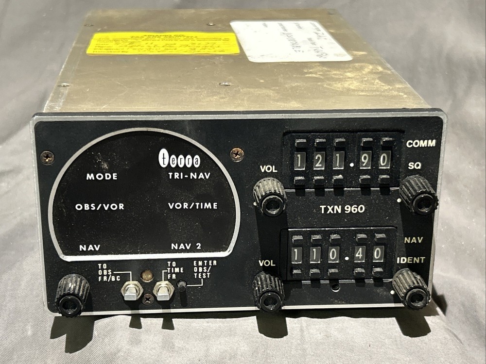 TERRA TXN 960 TRANSCEIVER WITH TRI-NAV C INDICATOR (UNTESTED)