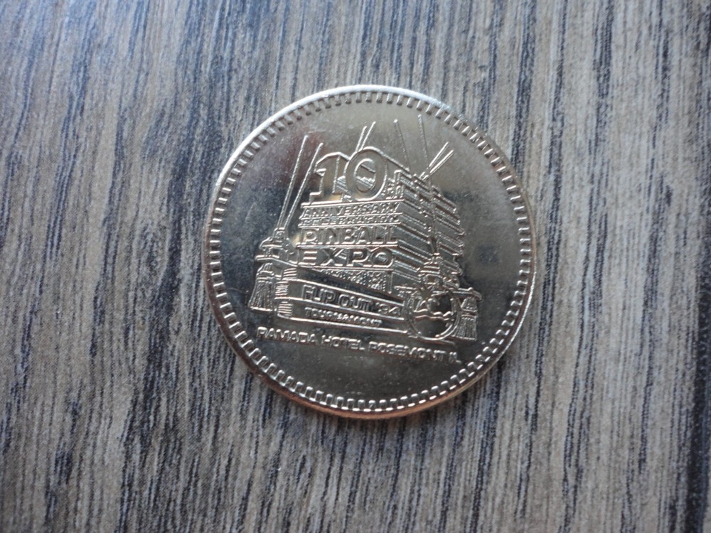 Pinball Expo October 1995 Silver Token