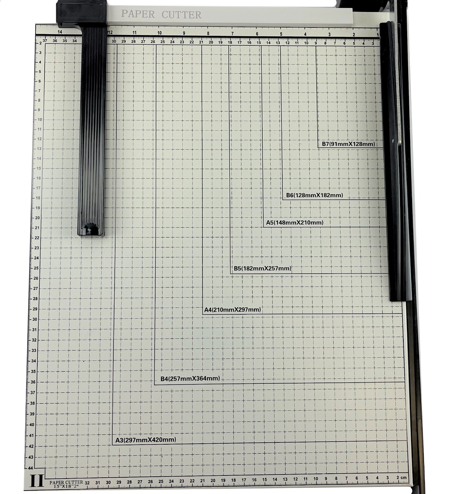 Paper Trimmer 18" x 15" Guillotine Blade Paper Cutter Multiuse for Home & Office