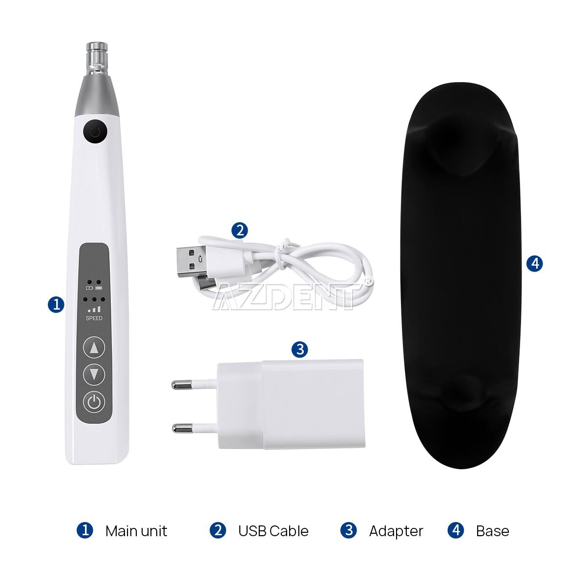 AZDENT Dental Cordless Hygiene Prophy Polishing Handpiece 360° Swivel