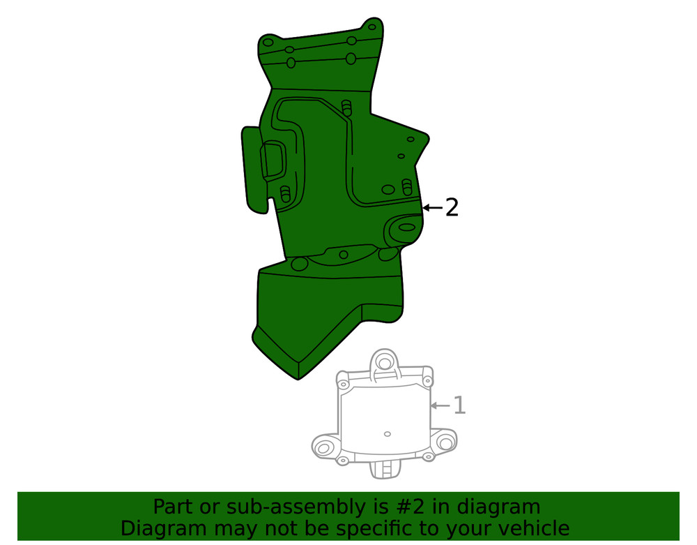 Genuine Mitsubishi Bracket 8639A334