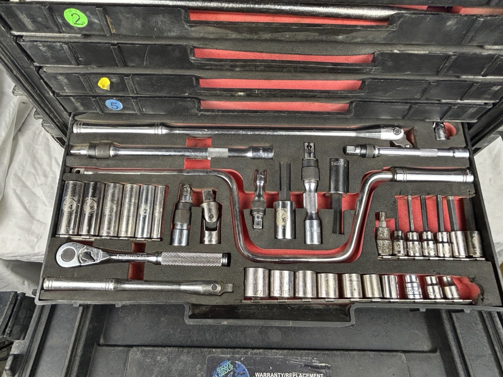 ARMSTRONG MILITARY TOOL KIT SET GENERAL MECHANICS GMTK PELICAN CASE