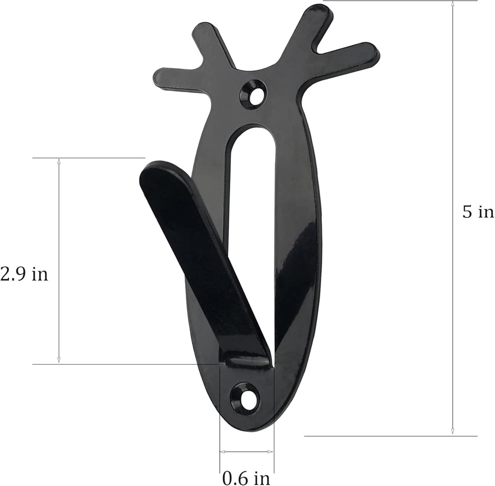 Skull Wall Mount Bracket Hi Flame Siwood Black 3 Pack New