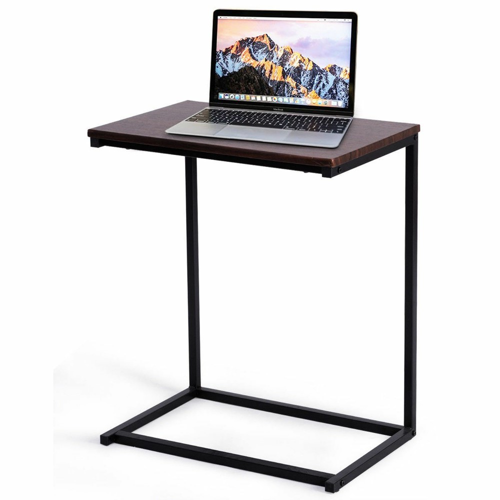 26" Laptop Holder Sofa Side End C-Shape Table Multiple Stand Desk Notebook Home