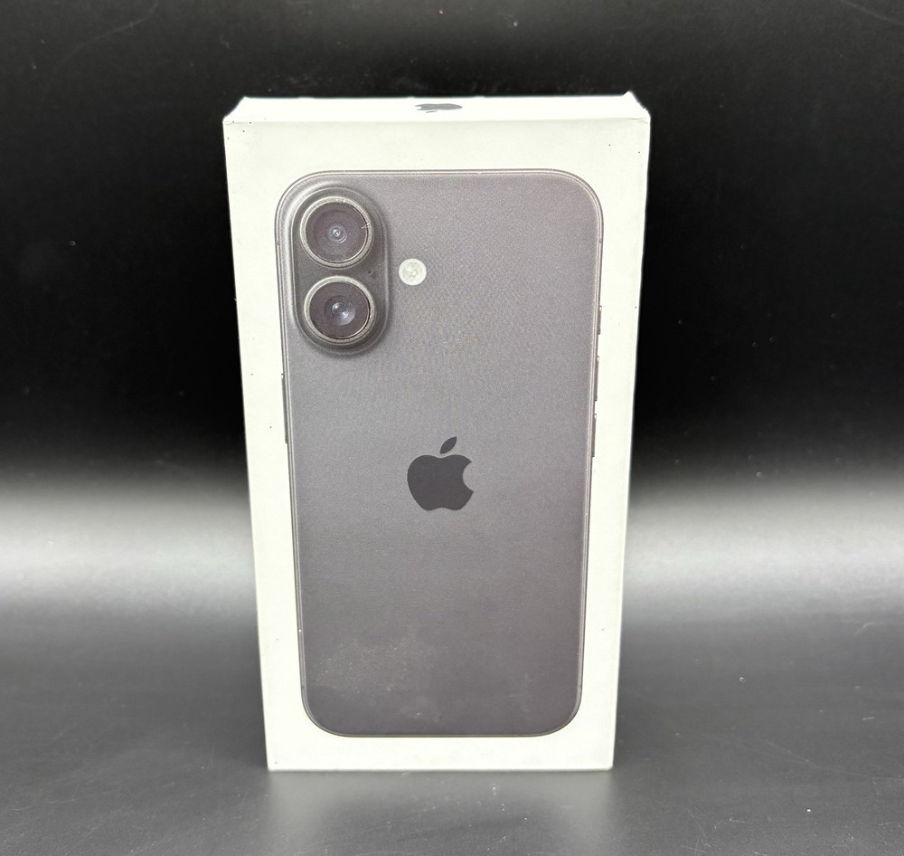Apple iPhone 16 / Black / Box Only / With Inserts
