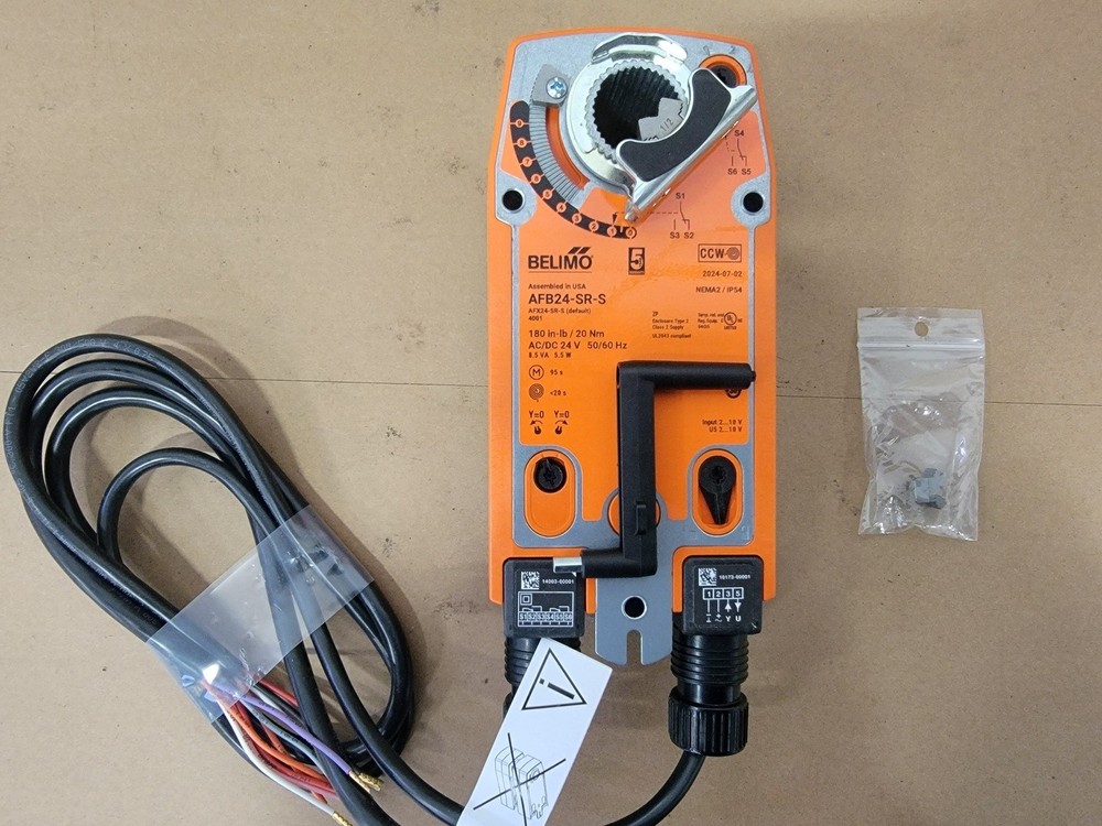 SURPLUS NEW 2022 BELIMO AFBUP-S Spring Return Actuator – Safety