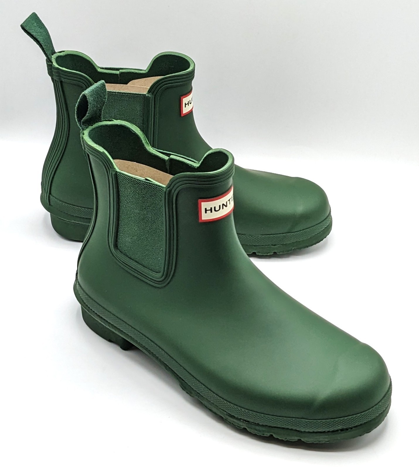 Hunter Original Chelsea Women's Waterproof Rain & Farm Boots (Hunter Green) NEW