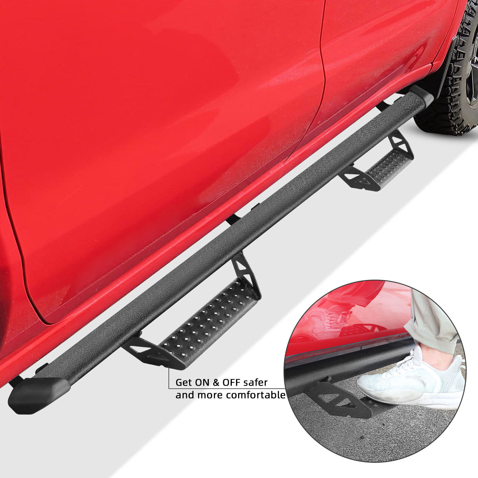 For 05-23 Toyota Tacoma Access Cab 3" Running Boards Side Step Truck Bar BCTA