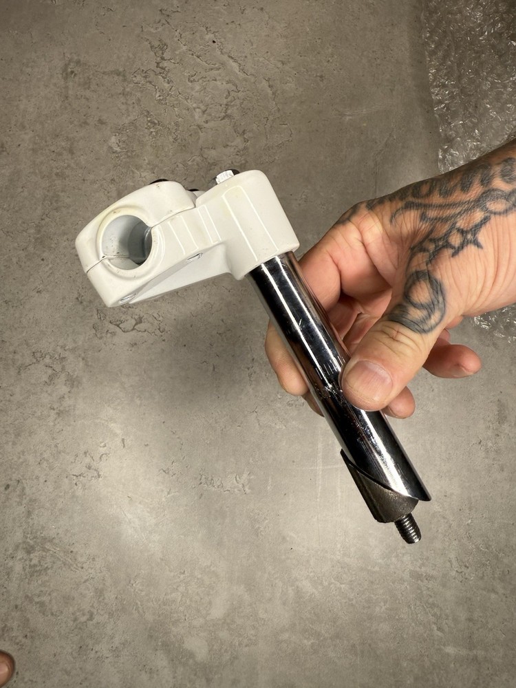 BMX 1" QUILL STEM White