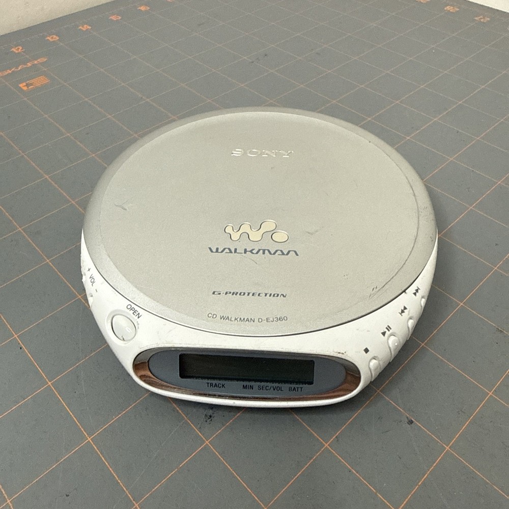 Sony Walkman D-EJ360 Portable CD Player - Tested Working / Unit Only