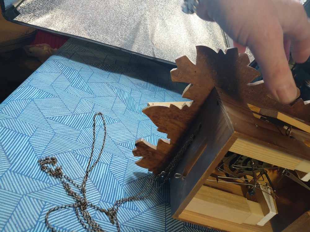 Large 1 Day Cuckoo Clock Complete Working . Watch Video