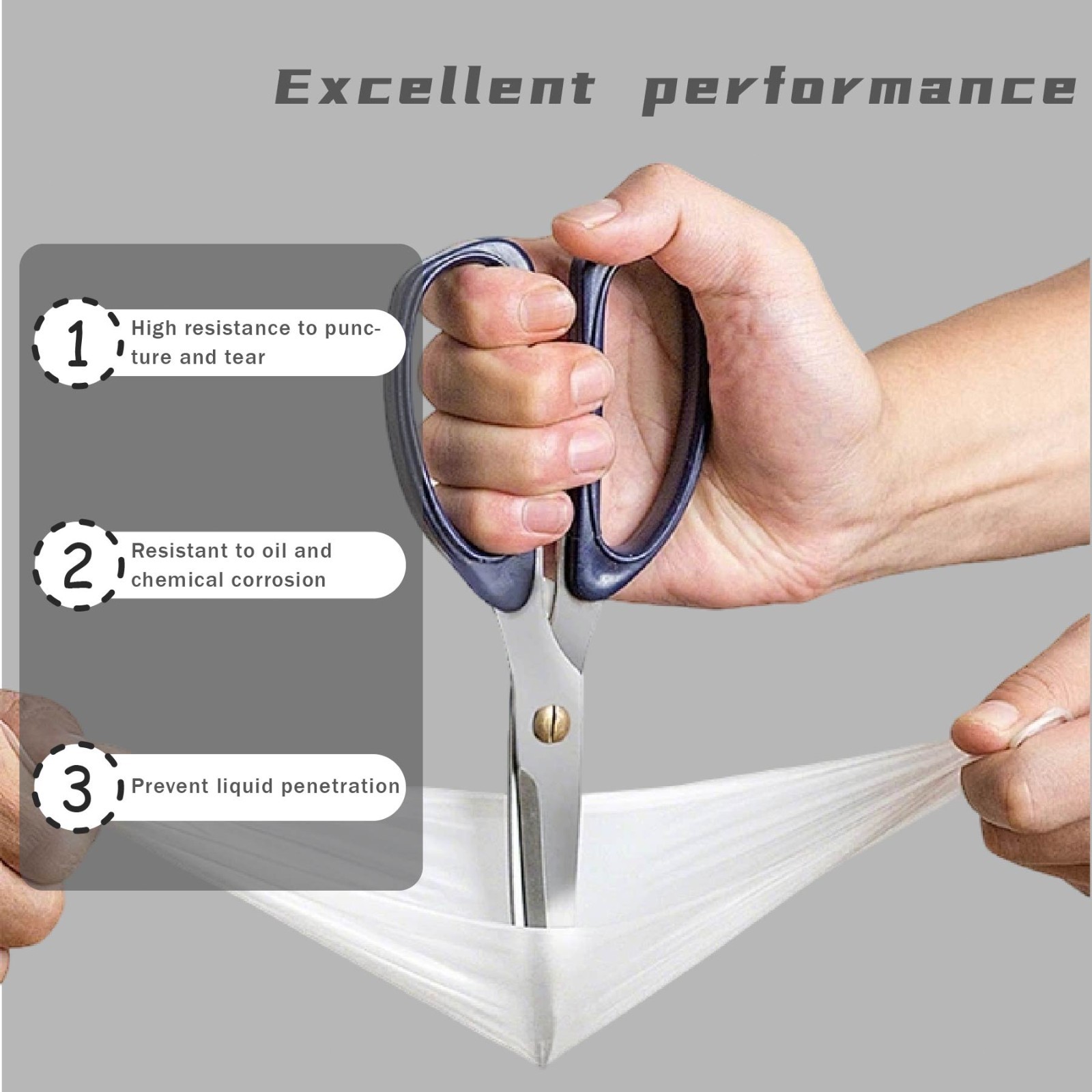 200Pcs Disposable TPE Gloves Food Safe BPA&Latex Free Stretchy for Food Handling