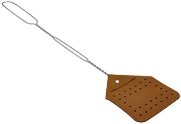 Leather Fly Swatter Set – 17-Inch Amish Craftsmanship for Bug Control