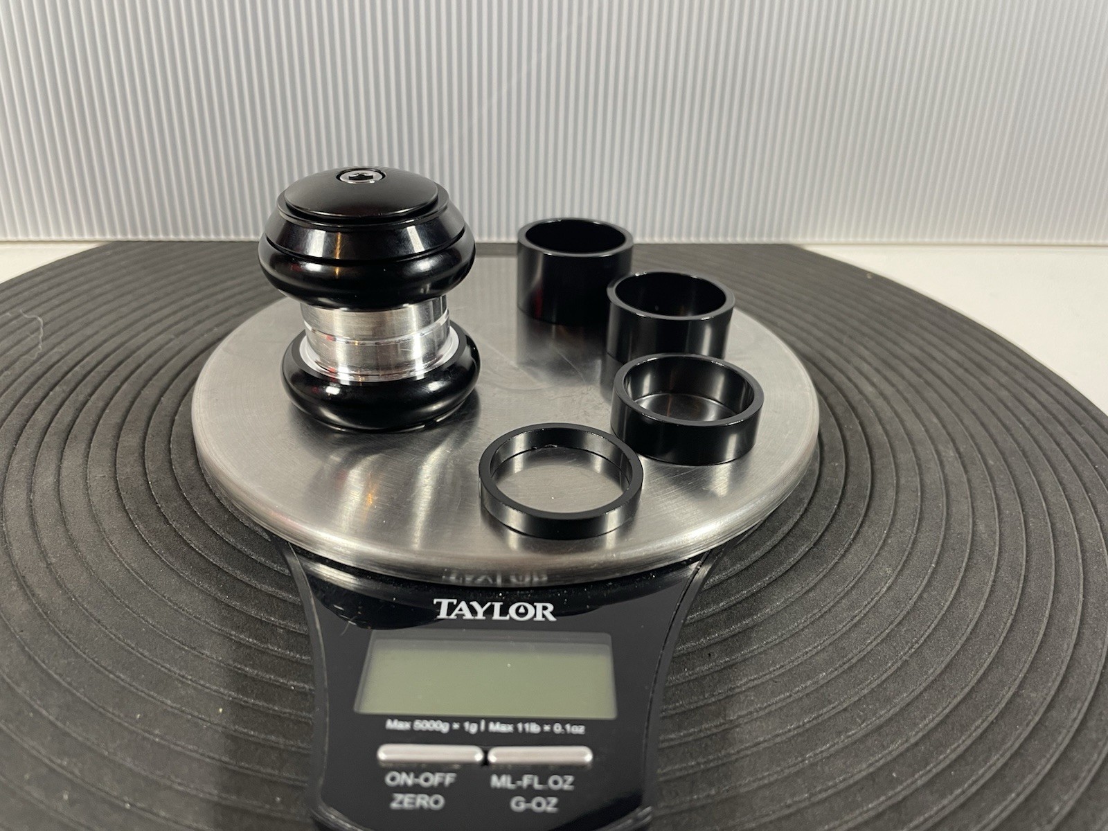 1 1/8” Threadless Klunker Conversion Headset With Spacers Old School BMX BLACK!