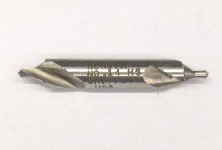#14 Bendix Combined Drill & Countersink HSS 60° Bell Type USA - Center Drill