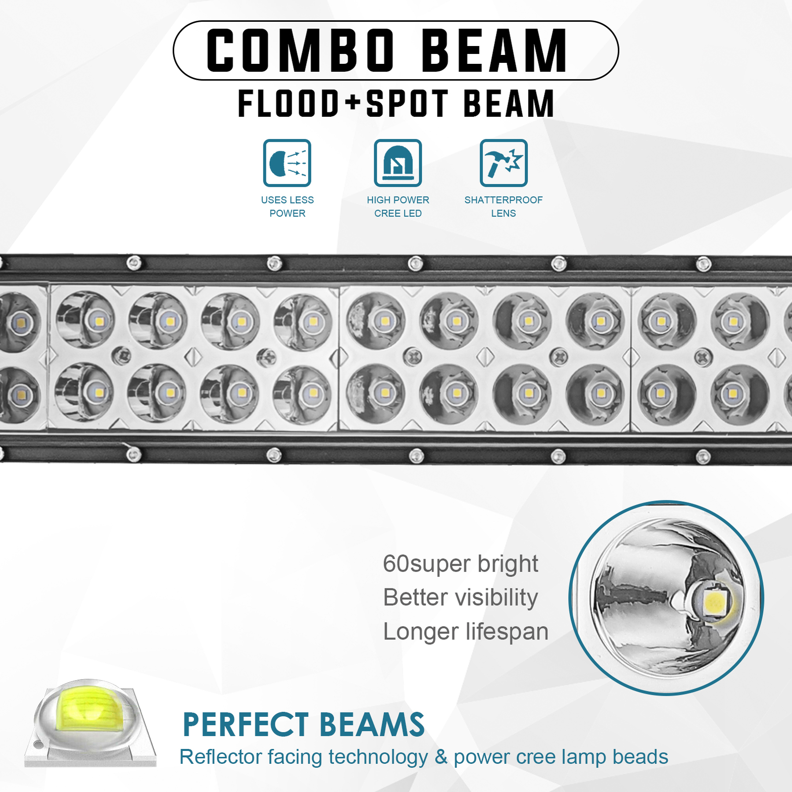 Fit Can-am Maverick X3 DS RS MAX Curved 52" LED Light Bar Upper Roof Brackets