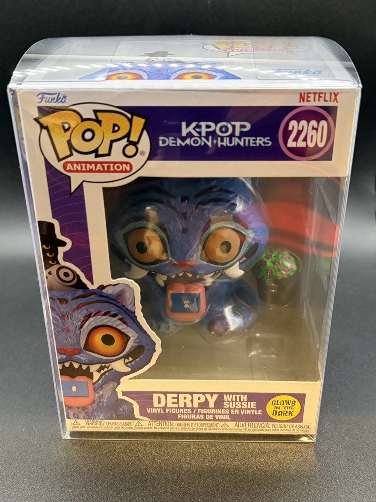 Funko Pop! Kpop Demon Hunters: Derpy w/Sussie #2260 GITD with Protector - New
