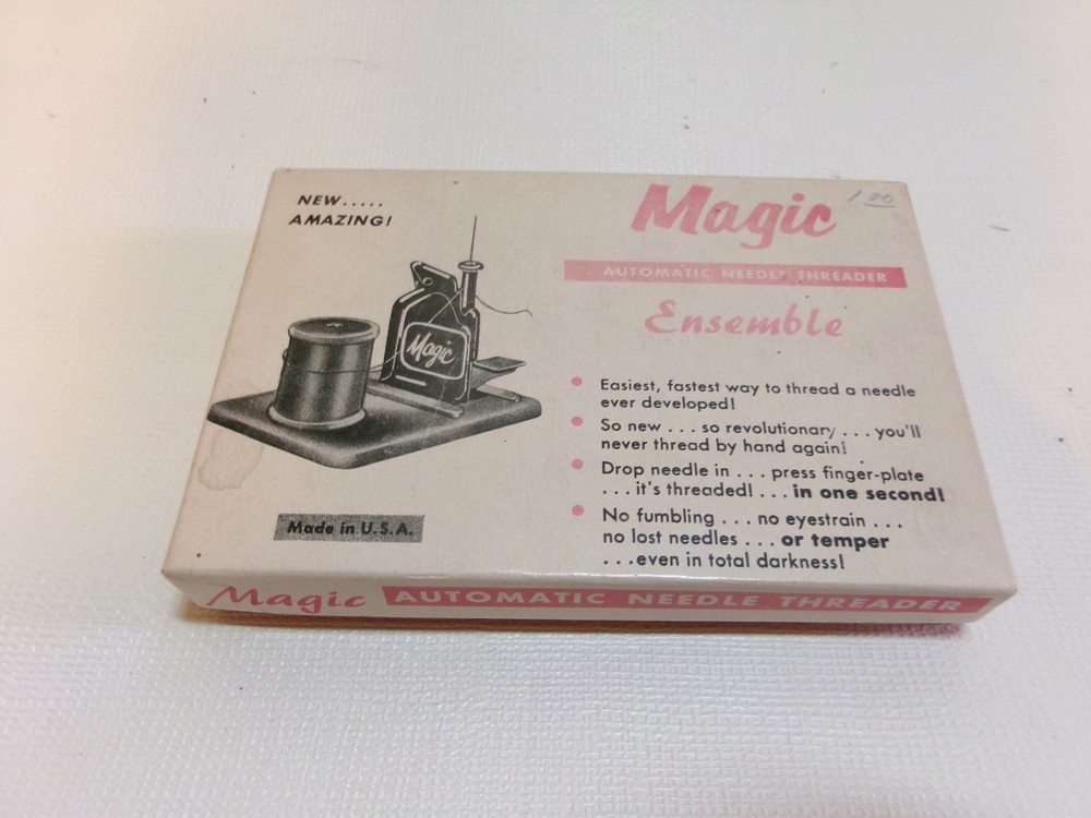 NOS Witch Magic Automatic Needle Threader Ensemble KIT