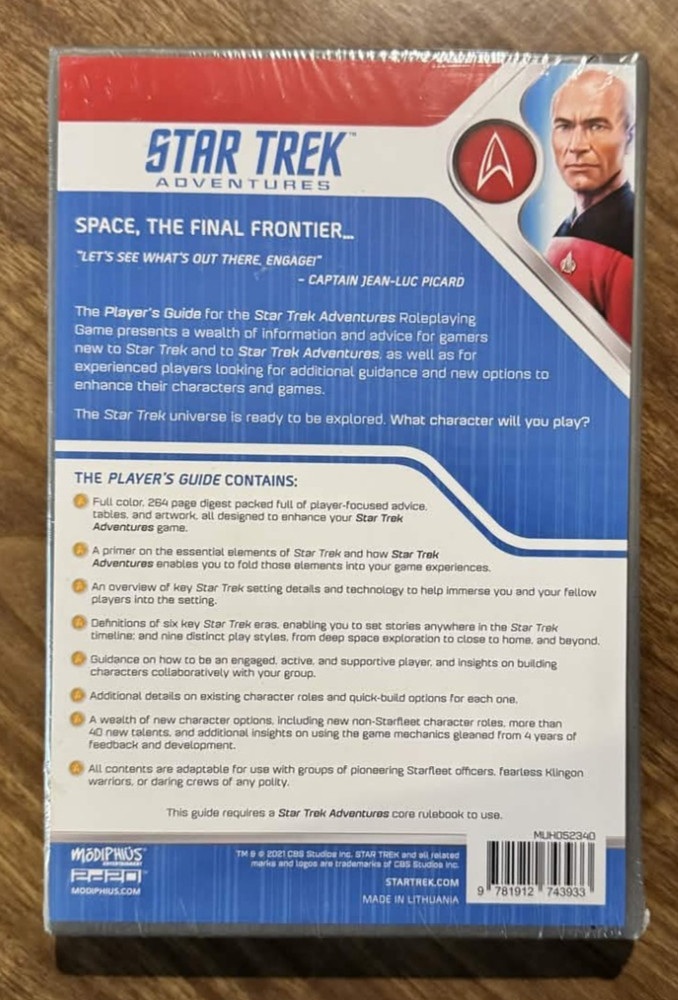 Star Trek Adventures RPG: Player's Guide by Modiphius