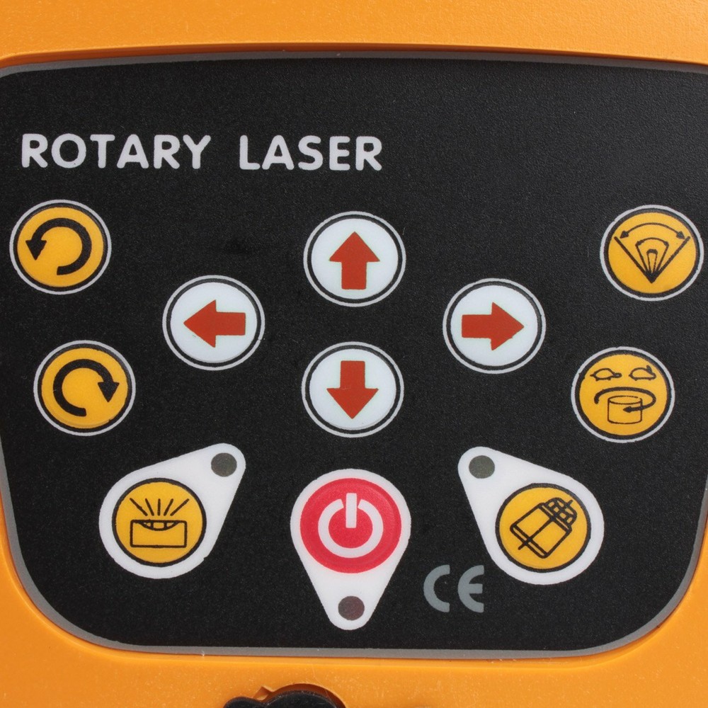 360°Rotary Self-Leveling Rotating Red Beam Laser Level Tool Kit 500m Range