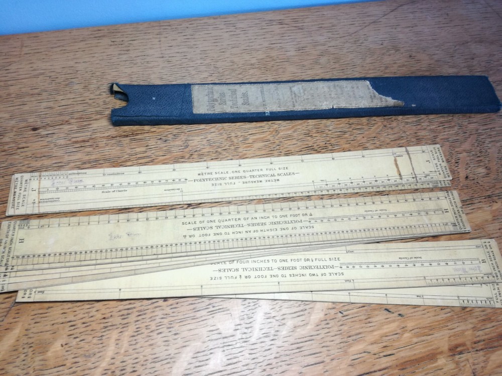 Polytechnic Technical Scales By C F Mitchell Circa 1910 - Good Cnd