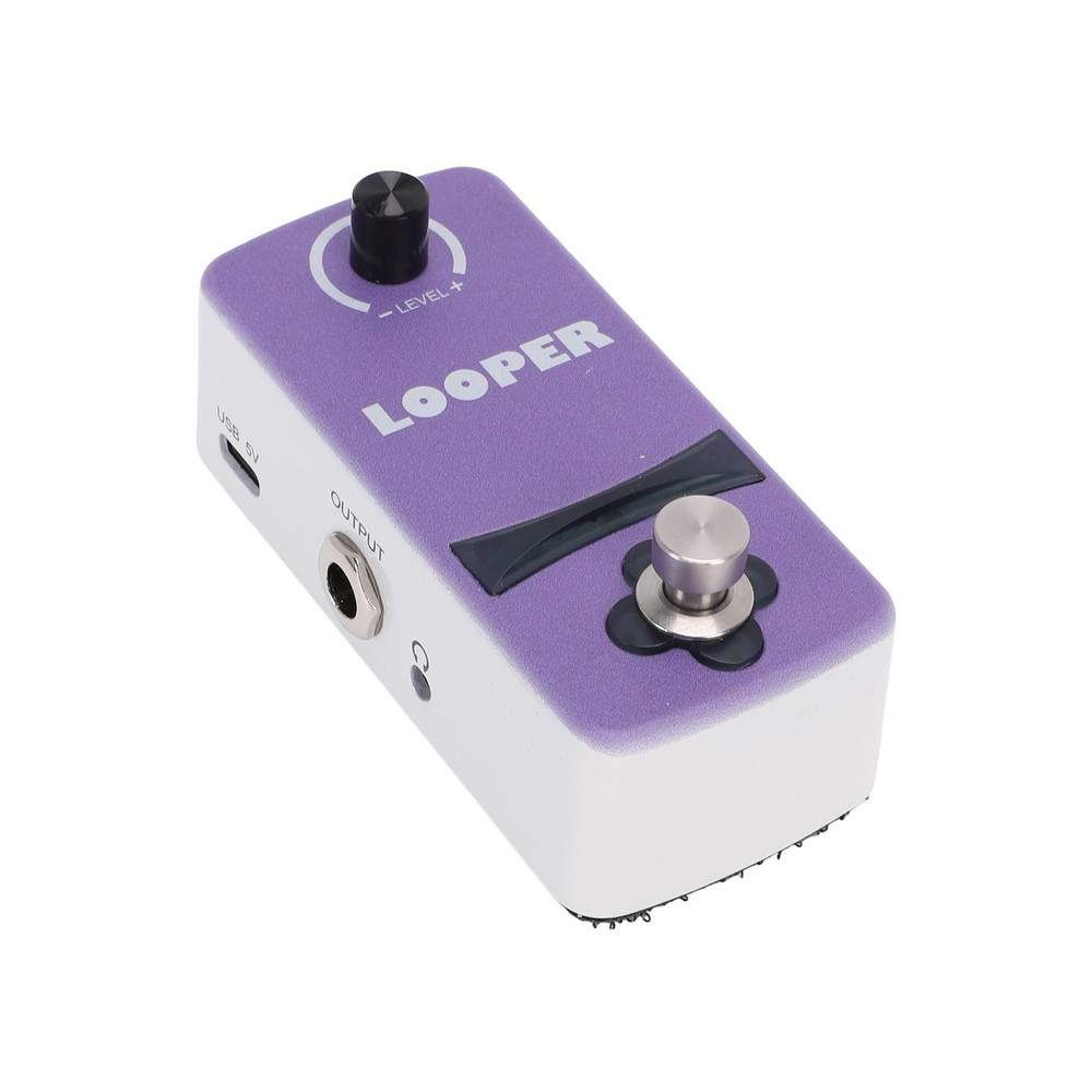 Mini Guitar Looper Pedal Single Switch Control 12-Minute Recording Smart Memory