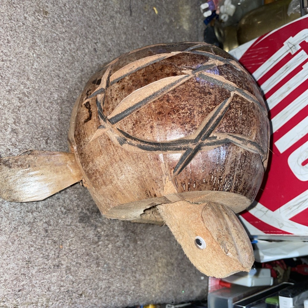 Handcrafted coconut shell Turtle