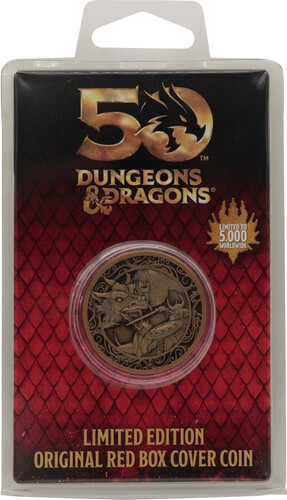 Dungeons & Dragons: 50th Anniversary - Limited Edition Coin - Original Red Box C