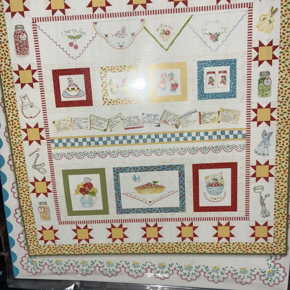 SUMMER KITCHEN #11 QUILT ASSEMBLY~ pattern~ CAH- pre-owned OOP