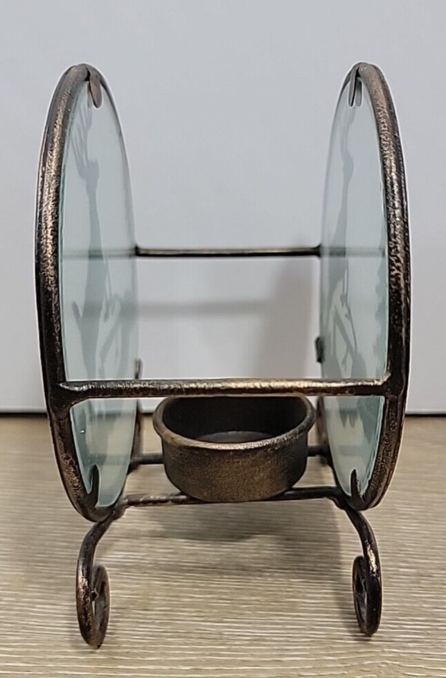 Leaping Deer Stag Tealight Candle Holder