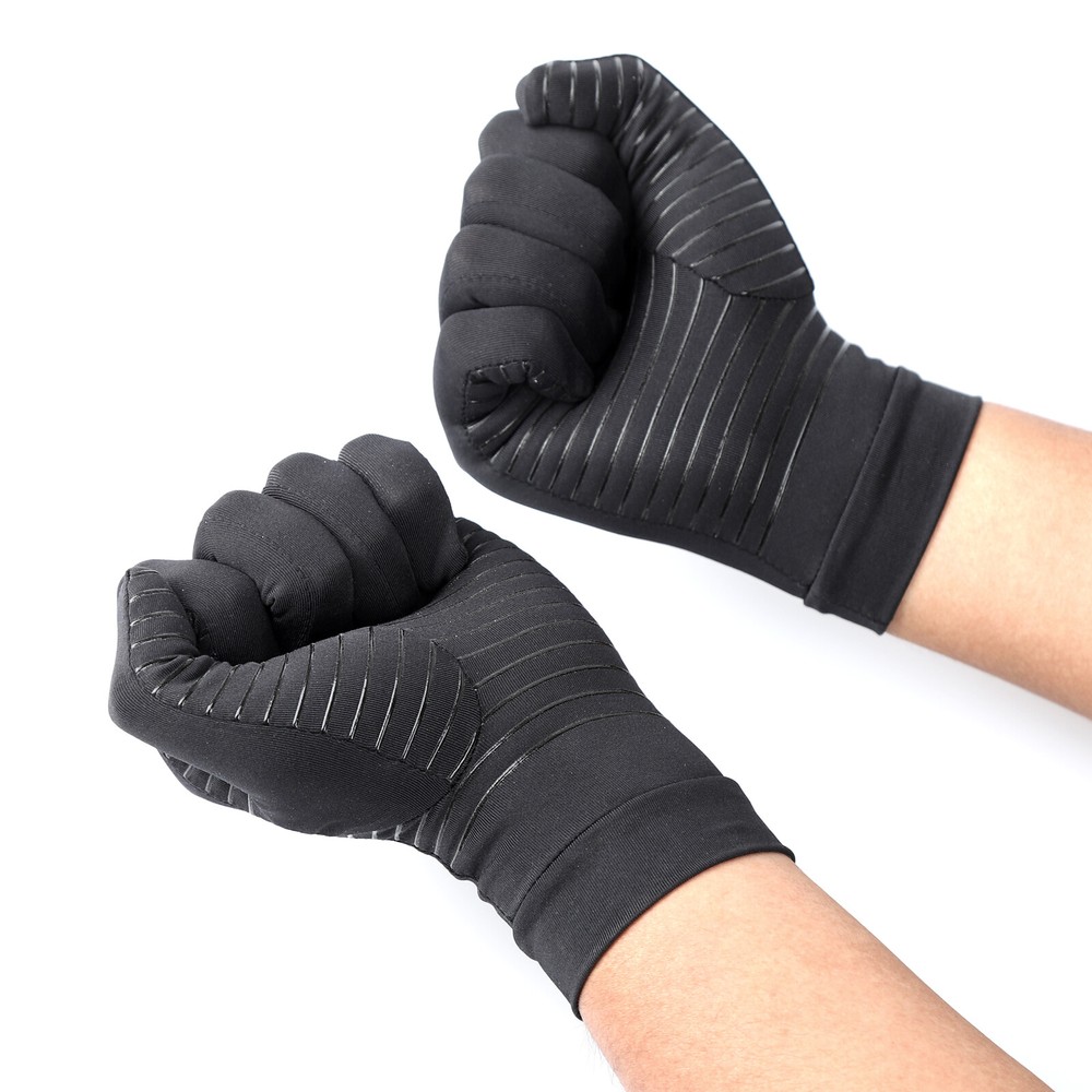 1 Pair Copper Arthritis Compression Gloves Hand Support Joint Pain Relief USA