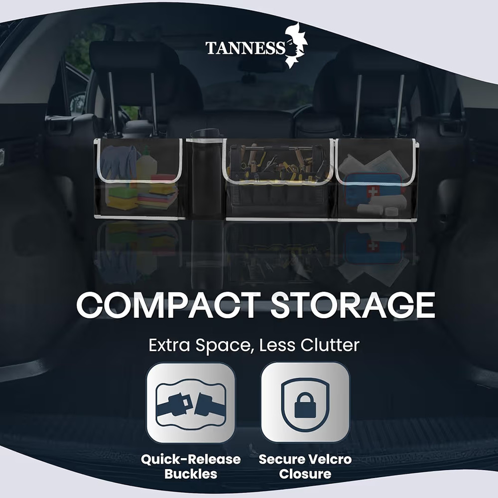 Tanness Back Seat Boot Organiser