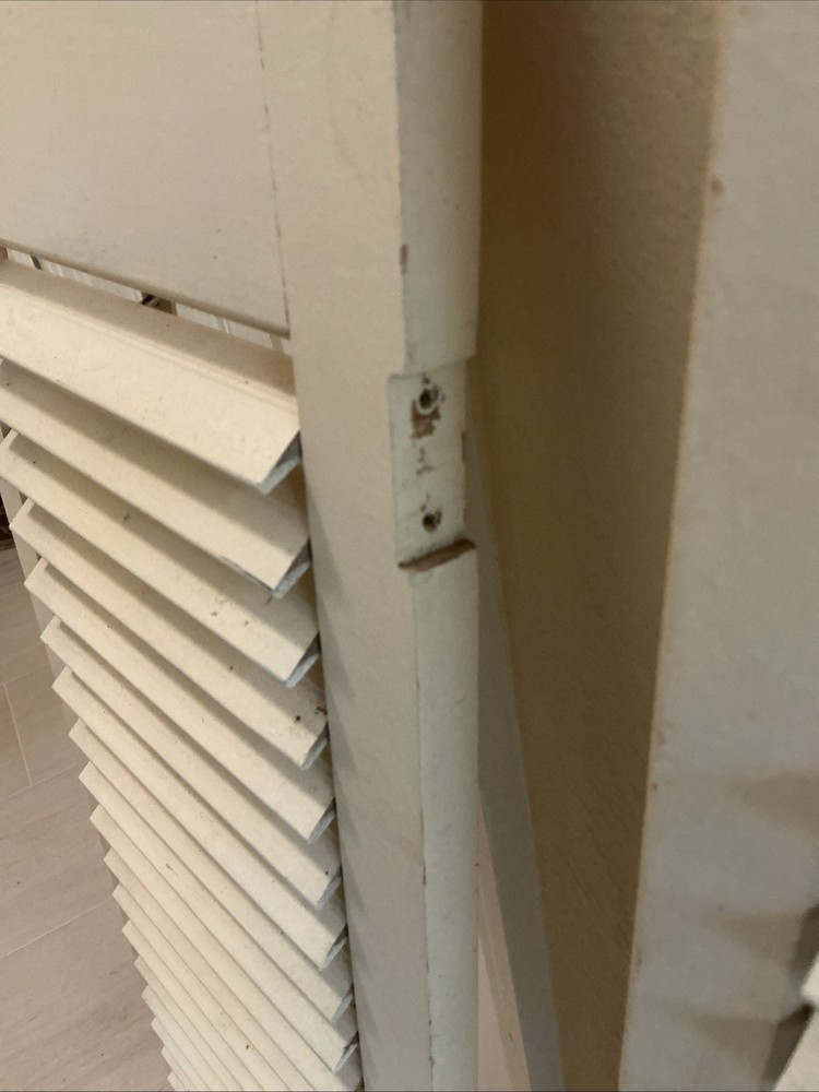 Wood Interior Window Shutters Height 38 1/4”
