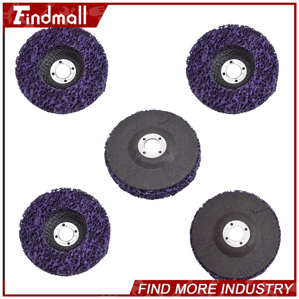 30 Pack 4" Poly Strip Disc Wheel Paint Rust Removal Clean For Angle Grinder