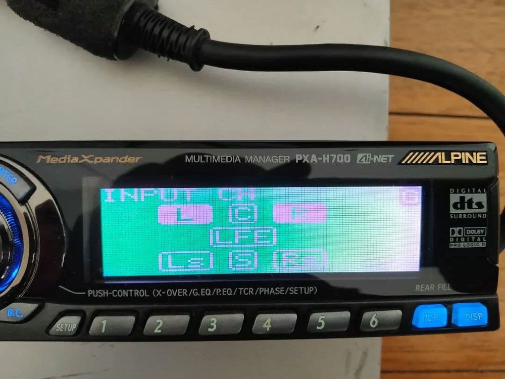 Alpine Car Audio PXA-H700 Digital Sound Processor Multimedia Manager Unit Tested