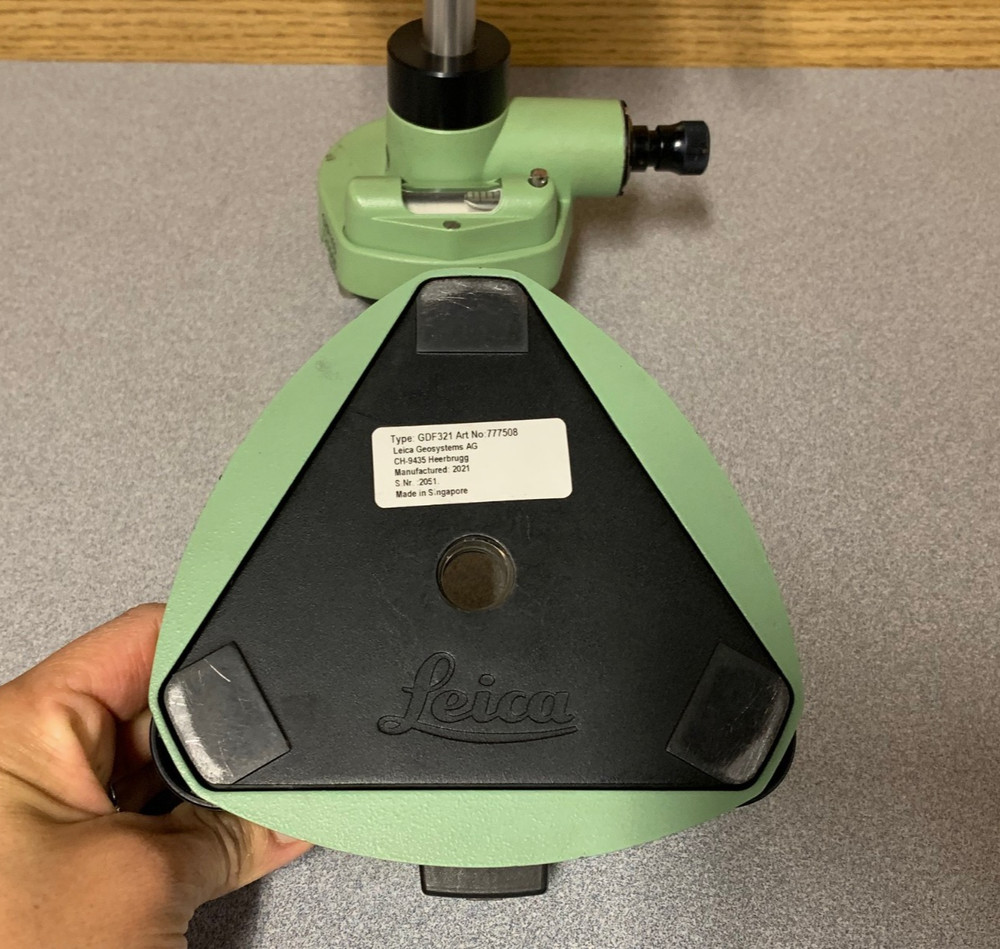Leica Gpr111 Circular Prism with Holders and Case - THE CASE MISSING ONE LOCK